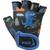 Dětské cyklistické rukavice R2 Voska modré (Velikost 3Y)