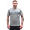 Pánské merino triko SENSOR Active Mountains šedé (Velikost XL, Barva šedá)