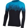 Pánské merino triko LASTING Welor modré (Velikost L/XL)
