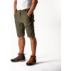 Pánské strečové šortky NORTHFINDER Agustin khaki (VELIKOST XS)