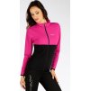Dámská funkční mikina LITEX na zip růžová (Velikost S, Barva tmavě růžová)