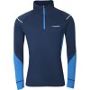 Pánský merino rolák PROGRESS MW NRZ 170 s krátkým zipem tm.modrá/modrá