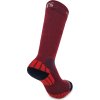 Kompresní merino podkolenky PROGRESS Compress vínové (Velikost 35-38)