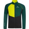 Pánská sportovní mikina PROGRESS Glacier zelená/žlutá/černá (Velikost M)