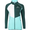 Dámská sportovní mikina PROGRESS Glaciera zelená/bílá/mint (Velikost S)