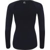 Dámské merino triko PROGRESS MT Tdrz 250 s dlouhým rukávem - černo-modrá (Velikost S)