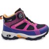 Kotníkové boty PROGRESS Trek MID WP s membránou - černá/malinová/tm.modrá (Velikost 38)