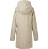 Dámský nepromokavý kabát DIDRIKSONS Elvira béžový (Velikost 34)