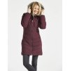 Dámský zateplený kabát DIDRIKSONS Natasha fialový (Velikost 34)