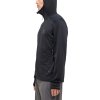 Pánská technická mikina Haglöfs L.I.M Mid Multi Hood - černá (Velikost S)