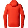 Pánská technická mikina Haglöfs L.I.M Mid Multi Hood - červená (Velikost S)
