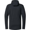 Pánská fleecová mikina Haglöfs Rosson Mid hood - černá (Velikost S)