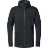 Pánská fleecová mikina Haglöfs Rosson Mid hood - černá (Velikost S)