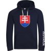 Pánská tepláková mikina PROGRESS SK Hoody Man tm.modrá (Velikost S)