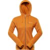 Dámská bavlněná mikina ALPINE PRO Cooca hnědá (Velikost L)