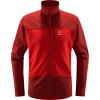 Pánská technická mikina Haglöfs ROC Spitz Mid - červená (Velikost S)