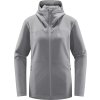 Dámská univerzální mikina Haglöfs Willow Mid Hood - šedá (Velikost XS)