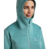 Dámská univerzální mikina Haglöfs Willow Mid Hood - světle modrá (Velikost S)