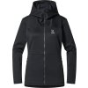 Dámská univerzální mikina Haglöfs Willow Mid Hood - černá (Velikost XS)