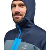 Pánská technická mikina Haglöfs ROC Flash Mid Hood - modrá (Velikost S)