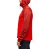 Pánská technická mikina Haglöfs ROC Flash Mid Hood - červená (Velikost S)