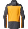 Pánská technická mikina Haglöfs ROC Flash Mid Hood - tmavě šedá/žlutá (Velikost S)