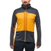 Pánská technická mikina Haglöfs ROC Flash Mid Hood - tmavě šedá/žlutá (Velikost S)