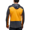 Pánská technická mikina Haglöfs ROC Flash Mid Hood - tmavě šedá/žlutá (Velikost S)