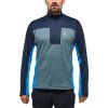 Pánská technická mikina Haglöfs ROC Flash Mid Halfzip - modrá (Velikost S)