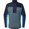 Pánská technická mikina Haglöfs ROC Flash Mid Halfzip - modrá (Velikost S)