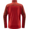 Pánská technická mikina Haglöfs ROC Flash Mid Halfzip - červená (Velikost S)