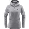 Dámská fleecová mikina Haglöfs Risberg 1/2 Zip - šedá (Velikost XS)