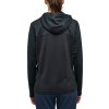 Dámská mikina Haglöfs Lark Mid Hood - černá (Velikost XS)