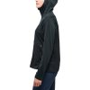Dámská mikina Haglöfs Lark Mid Hood - černá (Velikost XS)