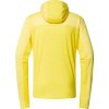 Pánská technická mikina Haglöfs L.I.M Mid Fast Hood - žlutá (Velikost S)