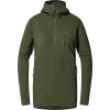 Dámská fleecová mikina Haglöfs Rosson Mid hood - zelená (Velikost XS)