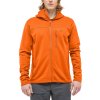 Pánská fleecová mikina Haglöfs Rosson Mid hood - oranžová (Velikost S)