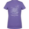 Dámské bavlněné triko HUSKY Tee Walker L fialové (Velikost XXL)