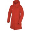 Dámský péřový kabát HUSKY Daili L červený (Velikost M)