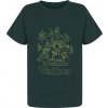 Dětské bavlněné triko HUSKY Tee Mushroom K zelené (Velikost 140)