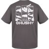Pánské bavlněné triko HUSKY Tee View M šedé (Velikost XXXL)