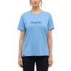 Dámské bavlněné triko Haglöfs Outsiders - světle modrá (Velikost XS)
