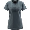 Dámské bavlněné triko Haglöfs Outsiders By Nature - modrá (Velikost XS)