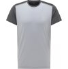 Pánské ultralehké triko Haglöfs L.I.M Tech - šedá/tm.šedá (Velikost S)