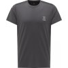 Pánské ultralehké triko Haglöfs L.I.M Tech - tmavě šedá (Velikost S)