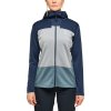Dámská technická mikina Haglöfs ROC Flash Mid Hood - modrá (Velikost XS)