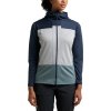 Dámská technická mikina Haglöfs ROC Flash Mid Hood - modrá (Velikost XS)