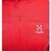 Dámská technická mikina Haglöfs ROC Flash Mid Hood - červená (Velikost XS)