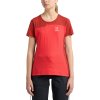 Dámské bavlněné triko Haglöfs ROC Grip - červená (Velikost XS)