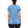 Dámské ultralehké triko Haglöfs Ridge Hike kr.r.- světle modrá (Velikost XS)
